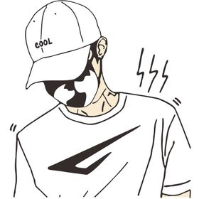戴帽子的男生