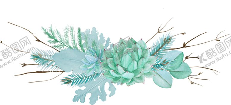 编号：90478009261946244009【酷图网】源文件下载-彩绘水彩花