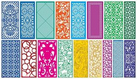 窗花镂空花纹屏风隔断雕花