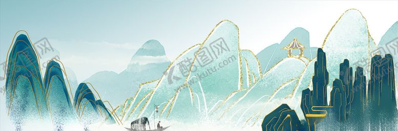 编号：18781804161639201433【酷图网】源文件下载-新中式山水