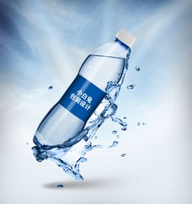 饮料瓶矿泉水包装效果样机