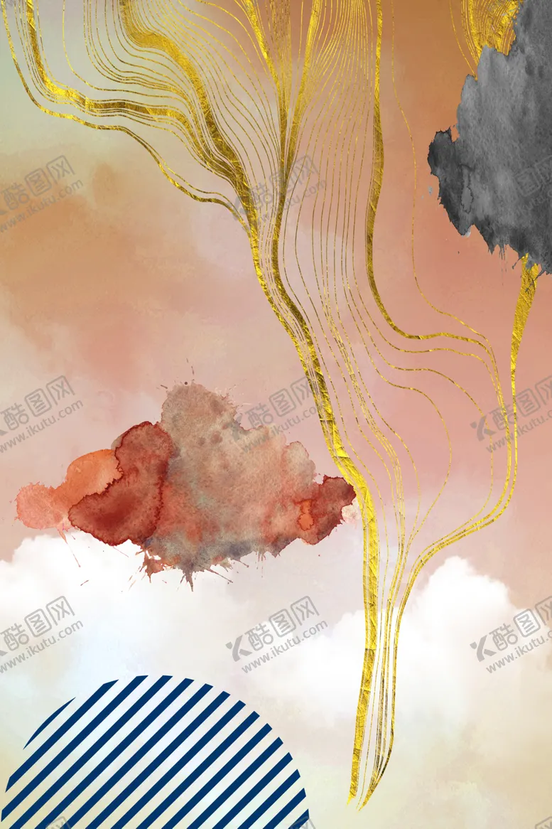 编号：10880006301534512599【酷图网】源文件下载-抽象装饰画