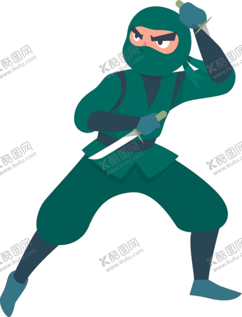 编号：45393705150050241636【酷图网】源文件下载-卡通忍者