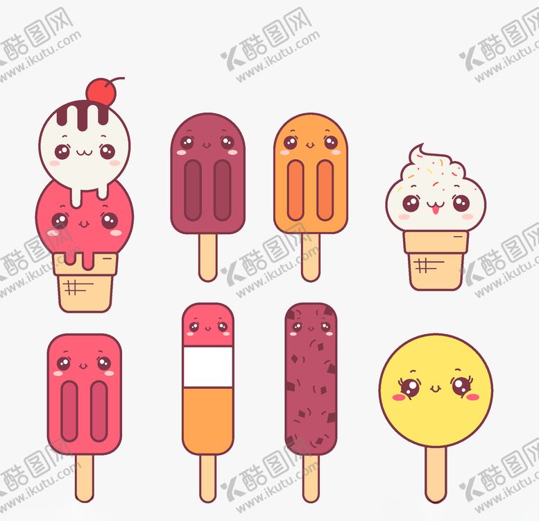 编号：71381707121158338885【酷图网】源文件下载-可爱食物