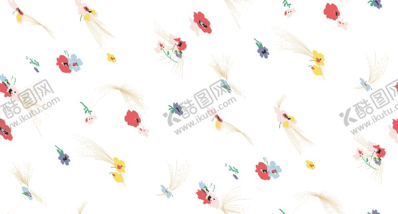 编号：42439705081316422622【酷图网】源文件下载-数码印花小花