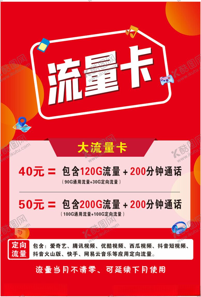 编号：34122001171304305619【酷图网】源文件下载-流量卡