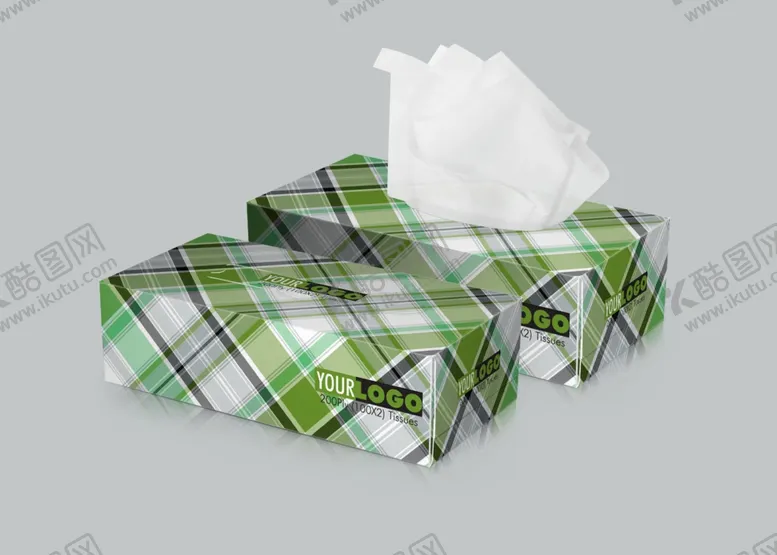 编号：11648109251351382757【酷图网】源文件下载-纸巾盒包装效果图样机