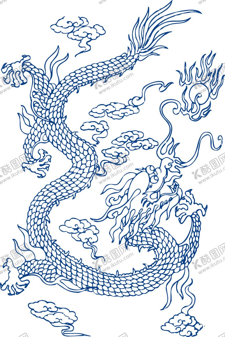 编号：59552606271502012290【酷图网】源文件下载-青花瓷图案