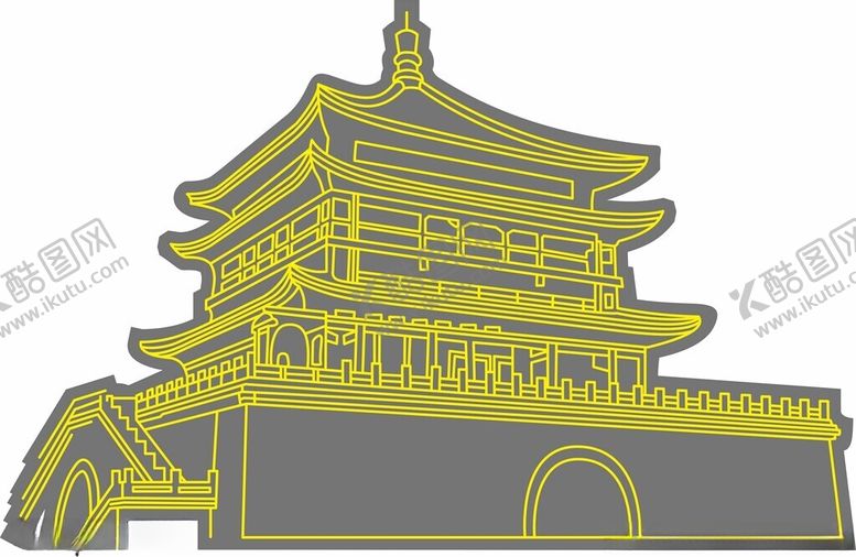 编号：58583201261028086821【酷图网】源文件下载-西安鼓楼