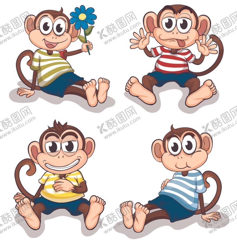 编号：85751210092109535744【酷图网】源文件下载-卡通猴子