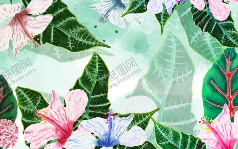 编号：15772805041935449469【酷图网】源文件下载-手绘植物花卉