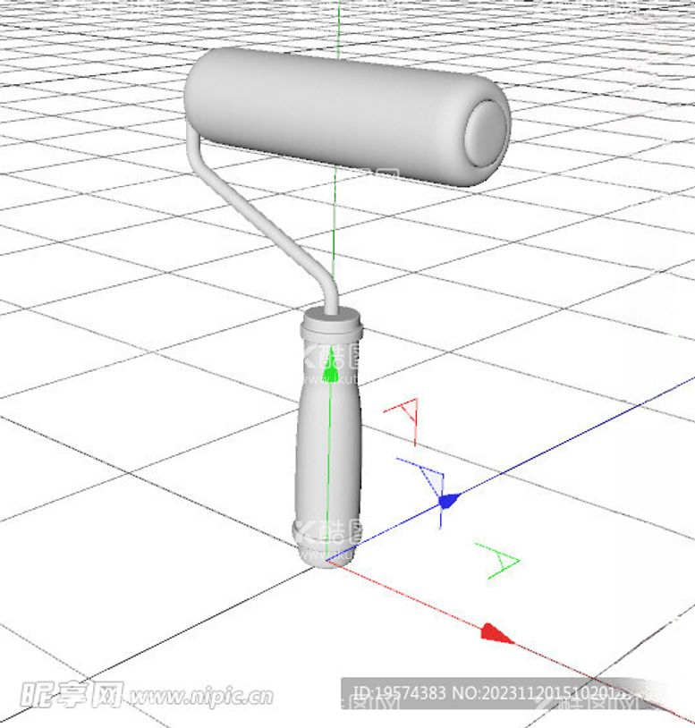 编号：83731011250740287430【酷图网】源文件下载-C4D模型油漆滚筒