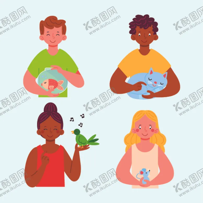 编号：64123612101359457733【酷图网】源文件下载-宠物插画