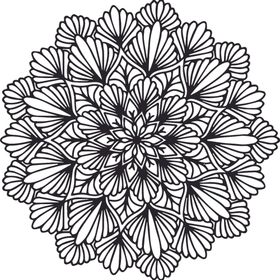曼陀罗花纹
