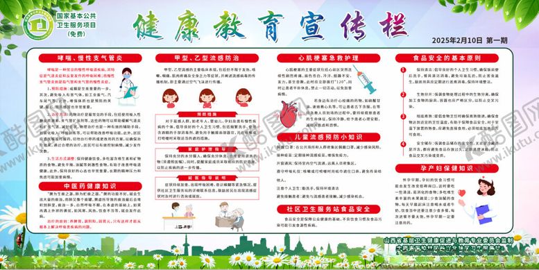 编号：25160211020116592932【酷图网】源文件下载-健康教育宣传栏