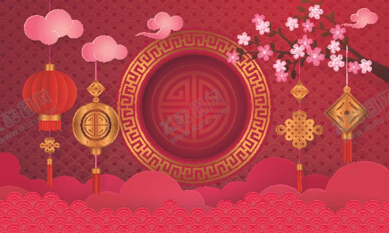 编号：37739306270216134654【酷图网】源文件下载-中式风格背景