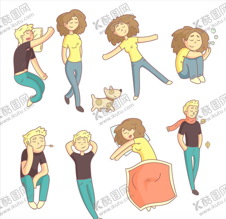 编号：70636610100017572464【酷图网】源文件下载-卡通人物