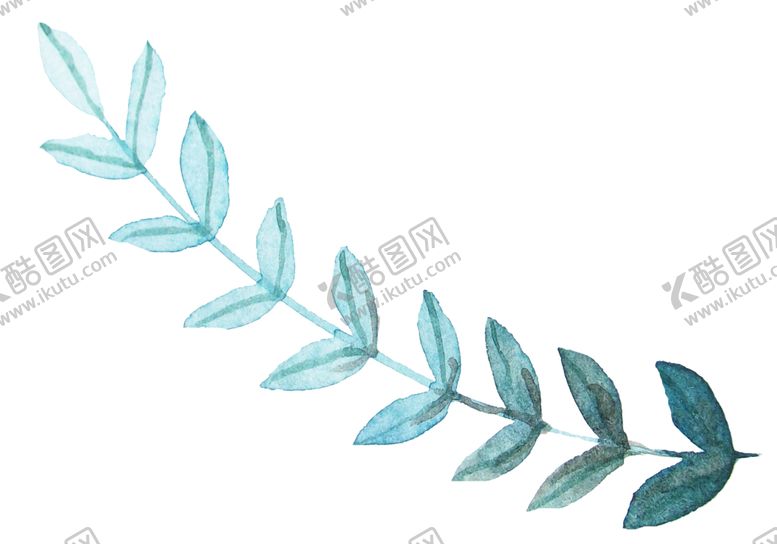 编号：21277106181103525419【酷图网】源文件下载-彩绘枝叶