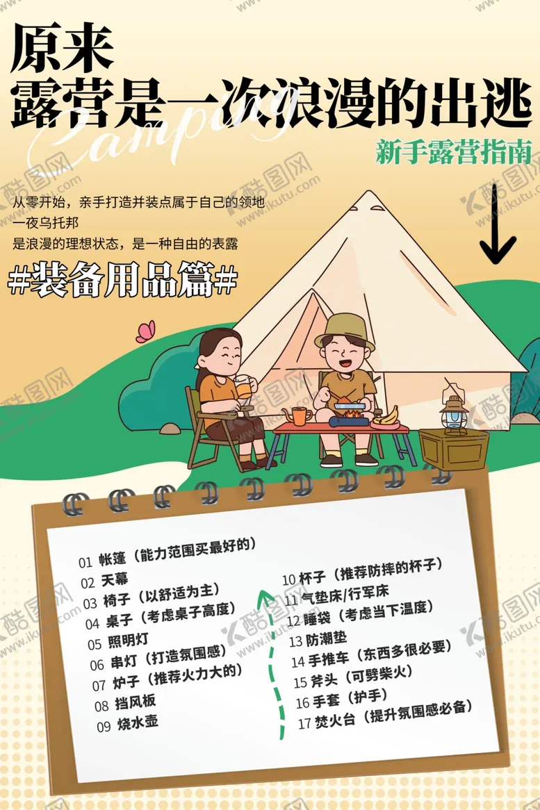 编号：72733501151301317006【酷图网】源文件下载-露营计划