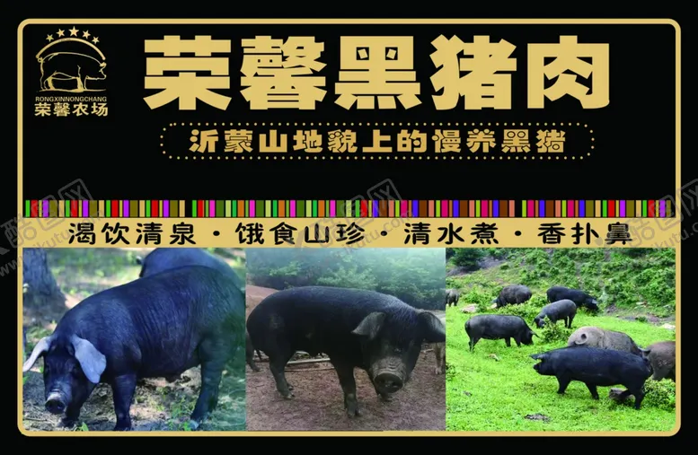编号：10348402230139224604【酷图网】源文件下载-黑猪肉