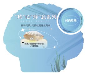珍珠异形展板