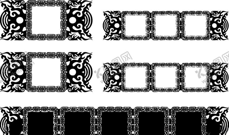 编号：13315910311056098080【酷图网】源文件下载-镂空花图案