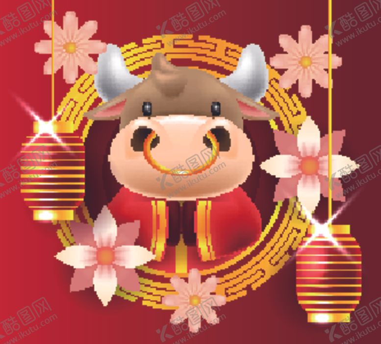 编号：31132106281608137469【酷图网】源文件下载-牛年