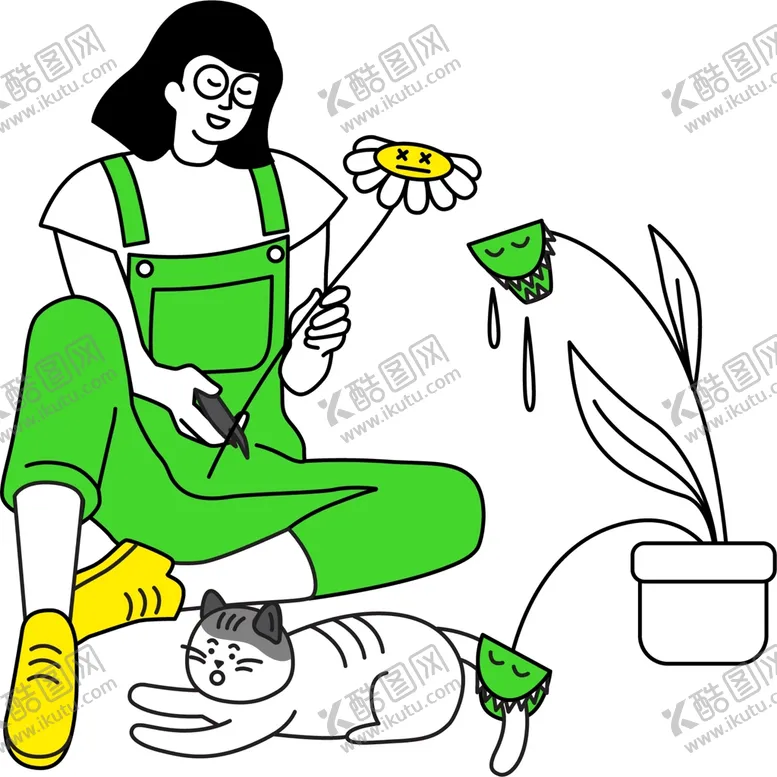 编号：51962809151346130241【酷图网】源文件下载-设计师插画创意职业人物