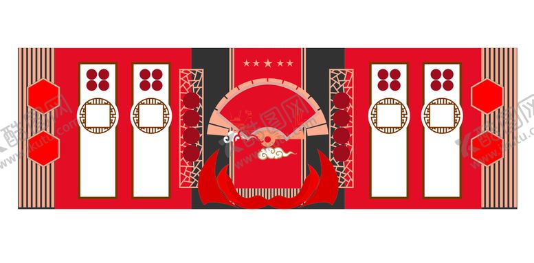 编号：98634209190020200497【酷图网】源文件下载-党建文化墙