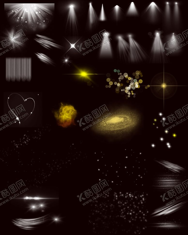 编号：80587710112116502721【酷图网】源文件下载-灯光效果金光星光