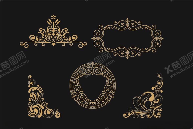 编号：85009010141730423214【酷图网】源文件下载-花纹花边