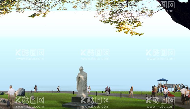 编号：14030311180606049403【酷图网】源文件下载-公园鸟瞰图 