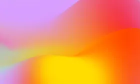 渐变背景展板设计波浪底纹