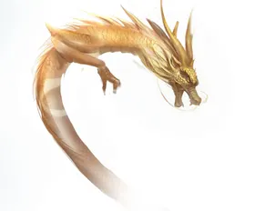 中国风金色龙元素