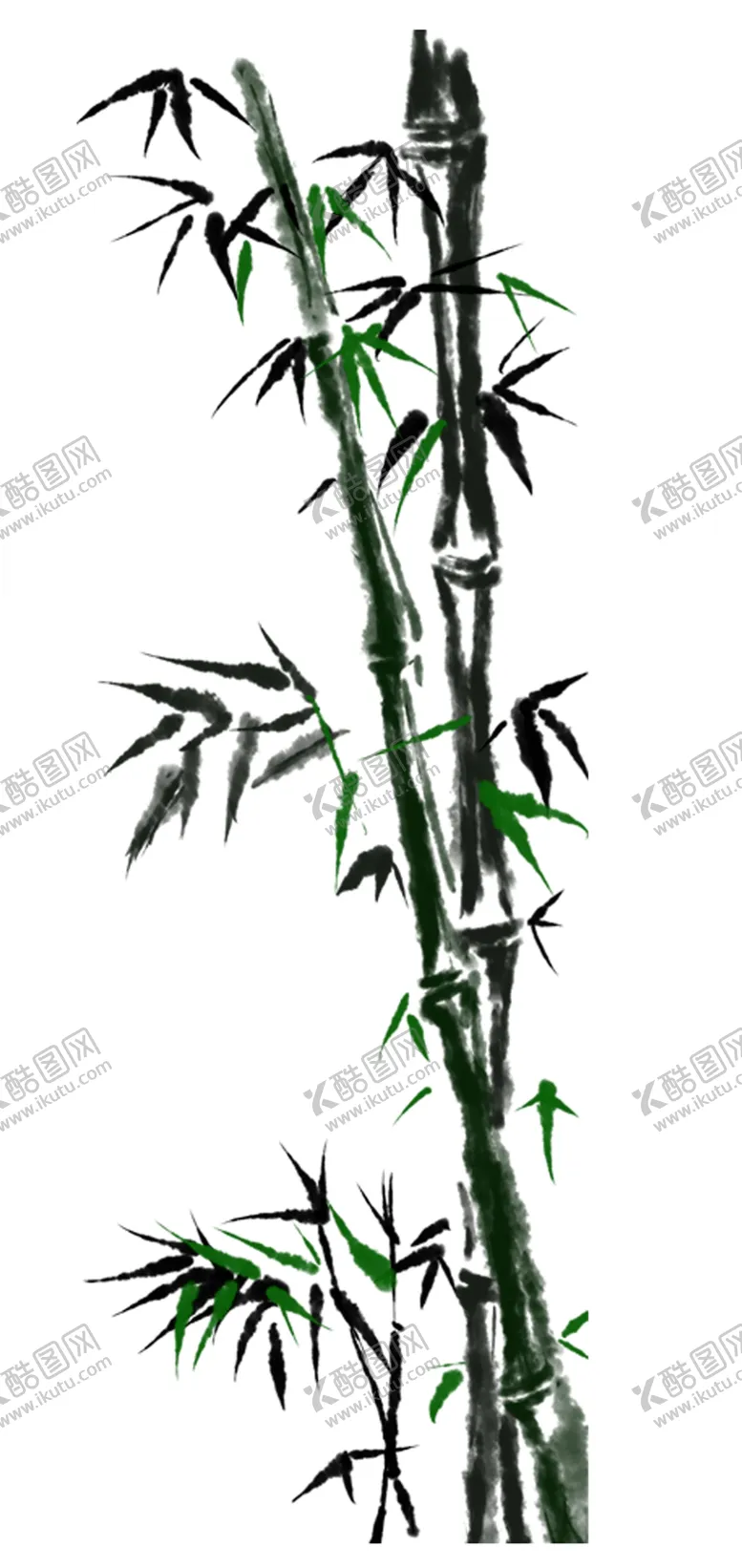 编号：26831409181726227760【酷图网】源文件下载-水墨竹子