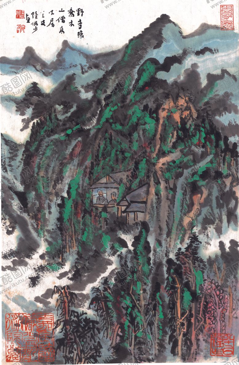 编号：59950806181956228901【酷图网】源文件下载-水墨传统国画山水
