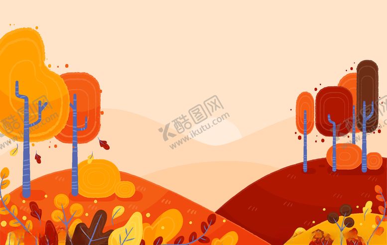 编号：36153407021641049093【酷图网】源文件下载-秋天绘画树叶素材