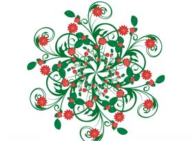 旋转花