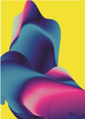 抽象炫彩液态图案