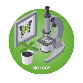 渐变物理化学科学元素教育显微镜