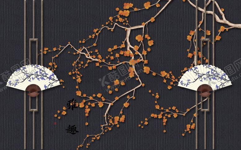 编号：53399404270132232616【酷图网】源文件下载-花鸟工笔画