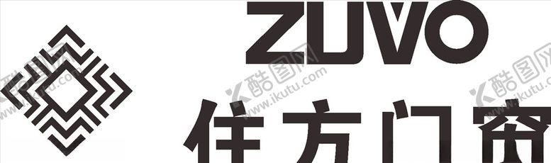 编号：59553510300741523526【酷图网】源文件下载-住方门窗LOGO标志商标