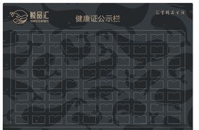 超市健康公示栏
