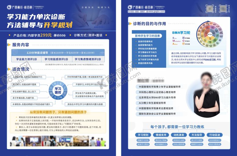 编号：26246512300930023893【酷图网】源文件下载-学习能力提升指导升学规划是单页DM