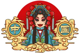 国潮人物手绘