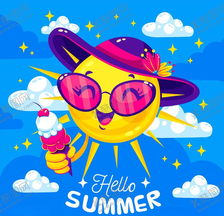 编号：66382910031601053260【酷图网】源文件下载-卡通太阳