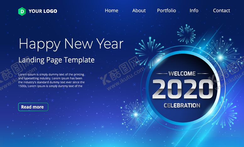 编号：39443709210515082812【酷图网】源文件下载-元旦banner