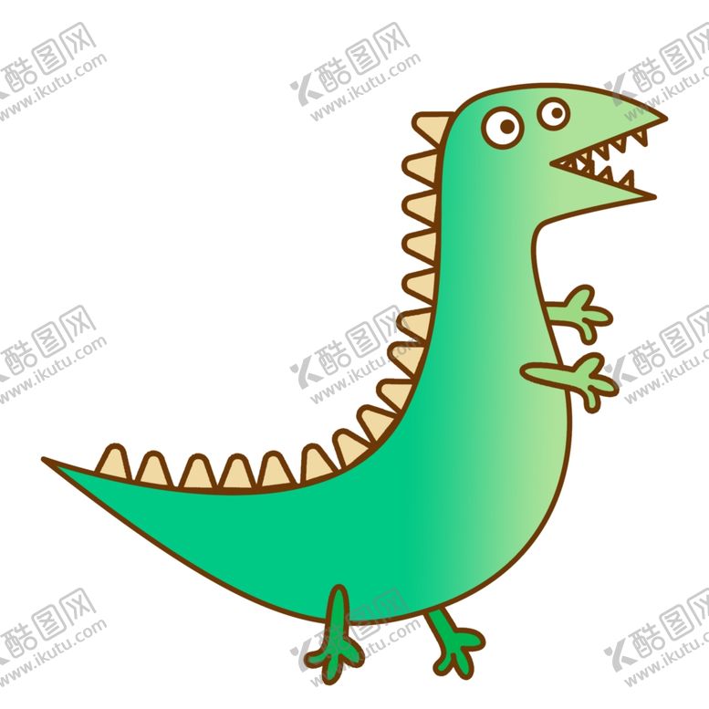 编号：55680006252344473270【酷图网】源文件下载-卡通恐龙