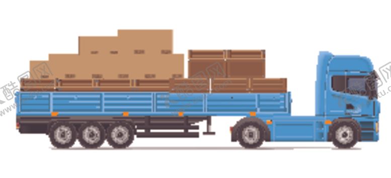编号：58424210151632287448【酷图网】源文件下载-卡通货车