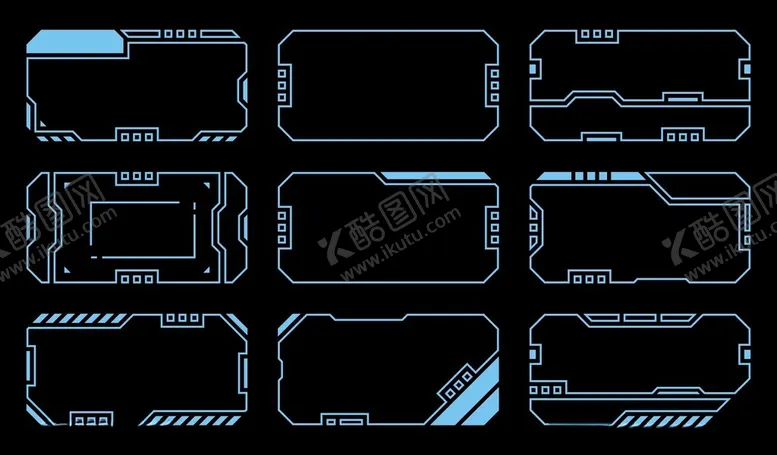 编号：94636804081829127014【酷图网】源文件下载-科技边框